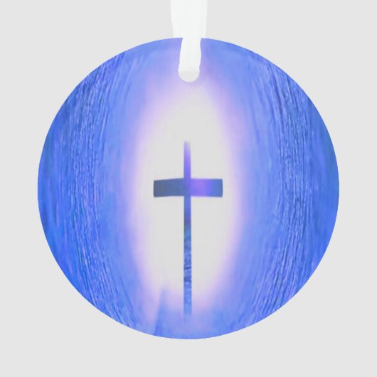 Christliche Liebe Jesus Ornament (Rückseite)