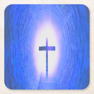 Christliche Liebe Jesus Rechteckiger Pappuntersetzer