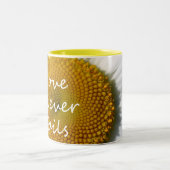 Christliche Liebe Versage nie Daisy 1 Korinther 13 Zweifarbige Tasse (Mittel)