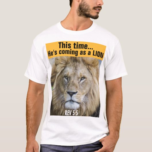 CHRISTLICHE LION JUDAH JESUS MESSIANISCHE T - SHIR T-Shirt (Vorderseite)