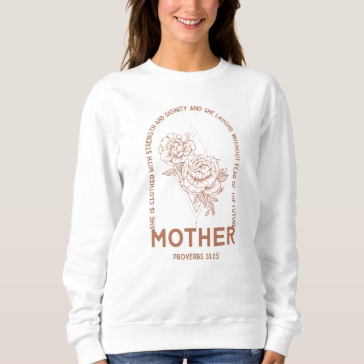 Christliche Mama-Bibel Sweatshirt (Vorderseite)