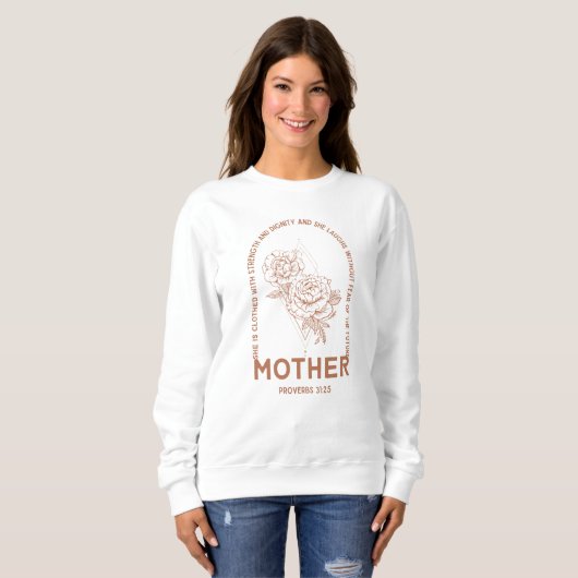 Christliche Mama-Bibel Sweatshirt (Vorne ganz)