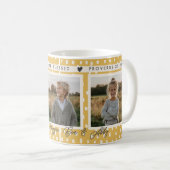 Christliche Mama Foto Keepake Verse Gelb Kaffeetasse (VorderseiteRechts)