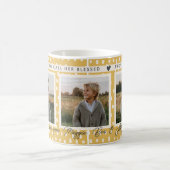 Christliche Mama Foto Keepake Verse Gelb Kaffeetasse (Mittel)