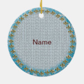 Christliche Mama Keramik Ornament (Hinten)