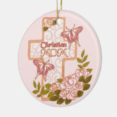Christliche Mama Keramik Ornament (Links)