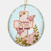 Christliche Mama Keramik Ornament (Links)