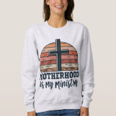 Christliche Mama Muttertagsmutter Sweatshirt (Vorderseite)