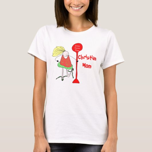 Christliche Mama T-Shirt (Vorderseite)