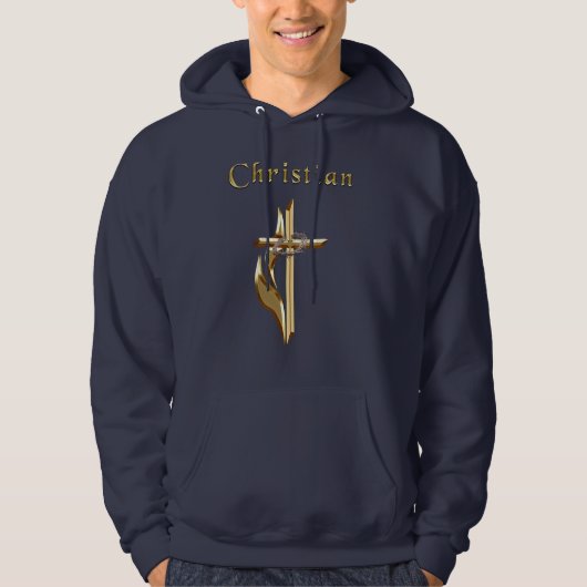 christliche Männchen Hoodie (Vorderseite)