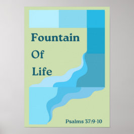 Christliche Mauer Art/ geometrisches Poster / Jesu