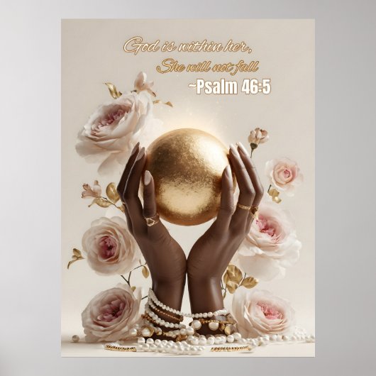 Christliche Mauer Art - Wohngestaltung Poster (Vorne)