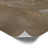 Christliche Mauer Art - Wohngestaltung Poster (Ecke)