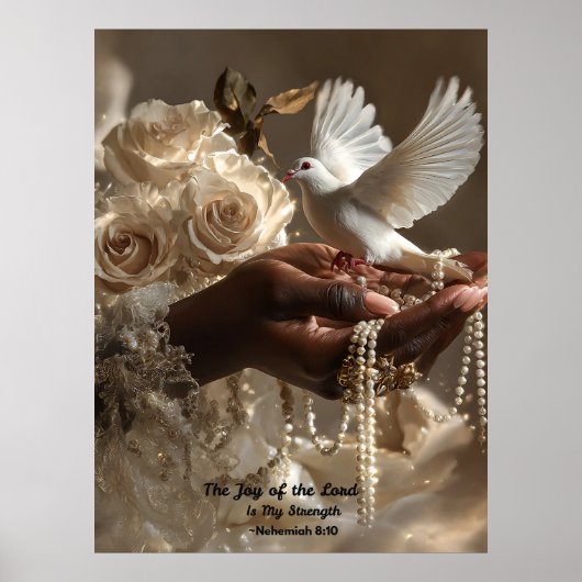 Christliche Mauer Art - Wohngestaltung Poster (Vorne)