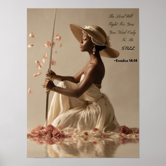 Christliche Mauer Art - Wohngestaltung Poster (Vorne)