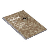 Christliche Militärgeschenke Camouflauge Notizblock (Rechte Seite)