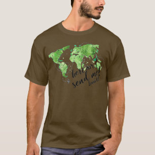 Christliche Missionars-Pilot-Karte Luftfahrt Jesaj T-Shirt