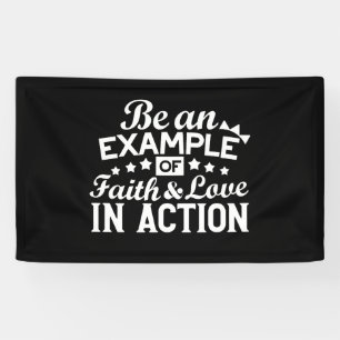 Christliche Motivation Design - Glaube, Liebe und  Banner
