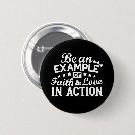 Christliche Motivation Design - Glaube, Liebe und  Button