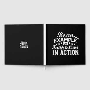 Christliche Motivation Design - Glaube, Liebe und  Gästebuch