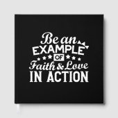 Christliche Motivation Design - Glaube, Liebe und Gästebuch (Vorderseite)