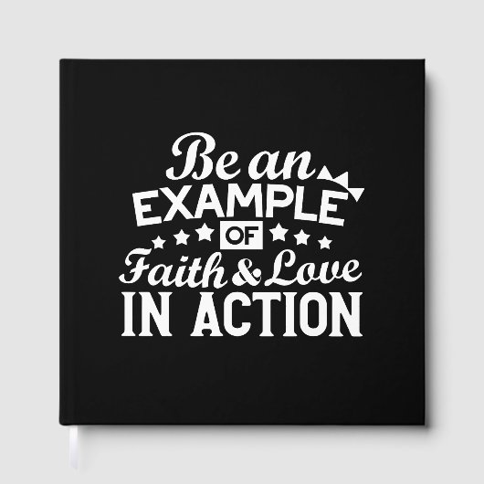 Christliche Motivation Design - Glaube, Liebe und Gästebuch (Vorderseite)