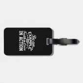 Christliche Motivation Design - Glaube, Liebe und  Gepäckanhänger (Rückseite horizontal)