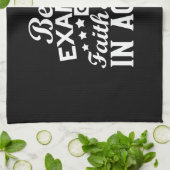 Christliche Motivation Design - Glaube, Liebe und  Geschirrtuch (Gefaltet)