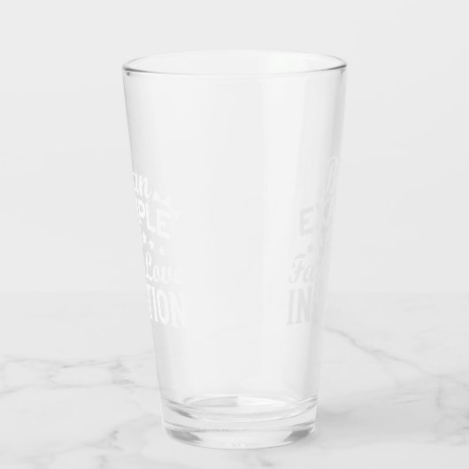 Christliche Motivation Design - Glaube, Liebe und Glas (Rechts)