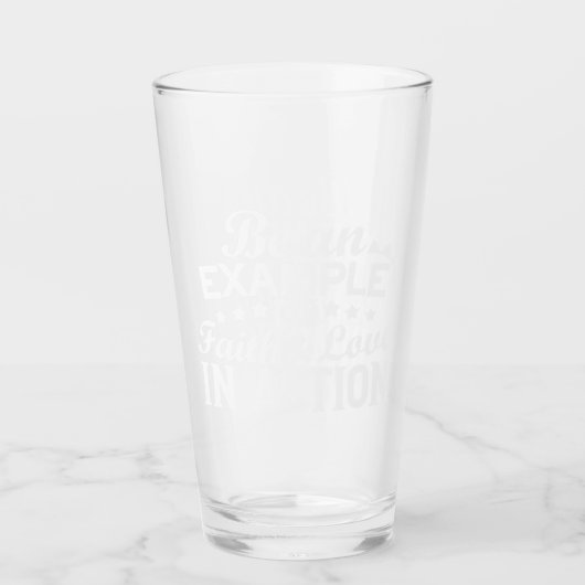 Christliche Motivation Design - Glaube, Liebe und Glas (Vorderseite)