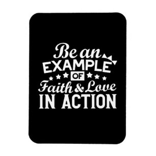 Christliche Motivation Design - Glaube, Liebe und Magnet