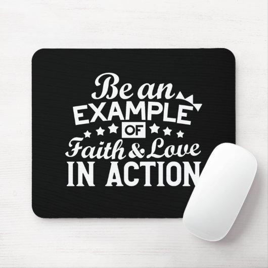 Christliche Motivation Design - Glaube, Liebe und Mousepad (Mit Mouse)