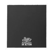 Christliche Motivation Design - Glaube, Liebe und  Notizblock (Vorderseite)