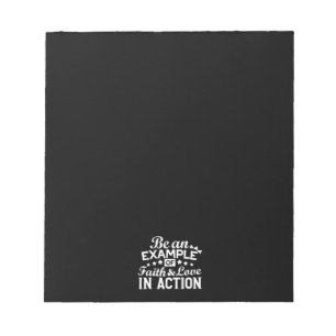 Christliche Motivation Design - Glaube, Liebe und  Notizblock