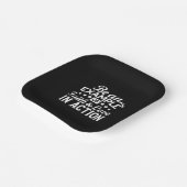 Christliche Motivation Design - Glaube, Liebe und  Pappteller (Gewinkelt)