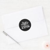 Christliche Motivation Design - Glaube, Liebe und  Runder Aufkleber (Umschlag)