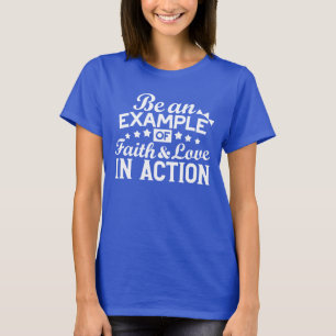 Christliche Motivation Design - Glaube, Liebe und T-Shirt