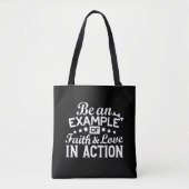 Christliche Motivation Design - Glaube, Liebe und Tasche (Vorderseite)