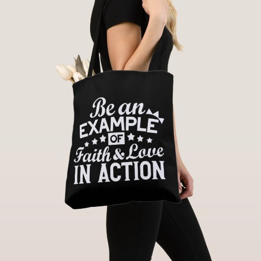 Christliche Motivation Design - Glaube, Liebe und Tasche (Von Nahem)