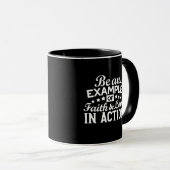 Christliche Motivation Design - Glaube, Liebe und Tasse (VorderseiteRechts)