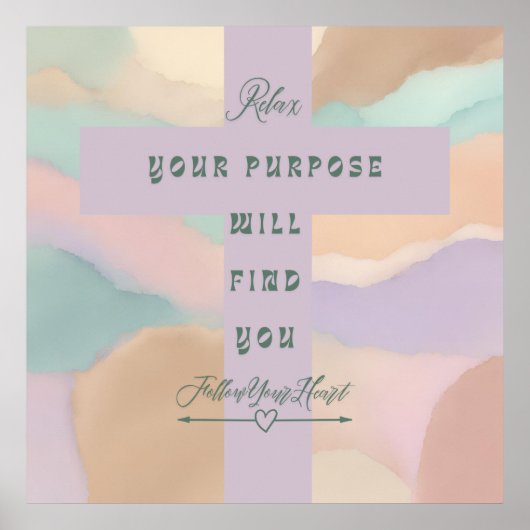 Christliche Motivierend Canvas Poster (Vorne)