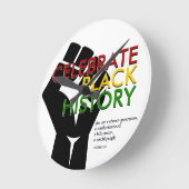 CHRISTLICHE MOTIVIEREND CELEBRATE SCHWARZE GESCHIC RUNDE WANDUHR (Winkel)