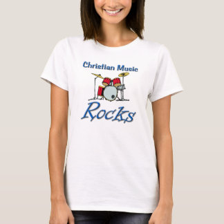 Christliche Musik-Felsen T-Shirt