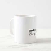 Christliche Mutter-Kaffeetasse 'Raising Blessings' Kaffeetasse (Vorderseite Links)