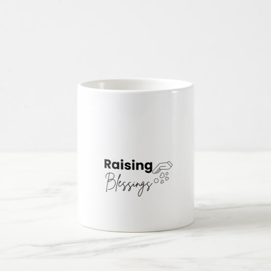 Christliche Mutter-Kaffeetasse 'Raising Blessings' Kaffeetasse (Mittel)