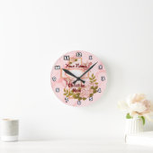 Christliche Mutter  Runde Wanduhr (Zuhause)