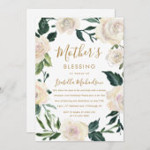 Christliche Mutter und Baby Segen Party Einladung (Vorne/Hinten)