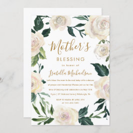 Christliche Mutter und Baby Segen Party Einladung