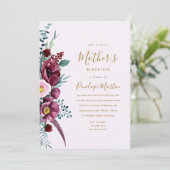 Christliche Mutter und Baby Segen Party Einladung (Stehend Vorderseite)