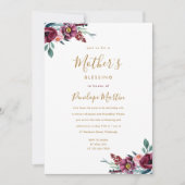 Christliche Mutter und Baby Segen Party Einladung (Vorderseite)